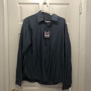 Van Heusen- NWT - blue button down shirt